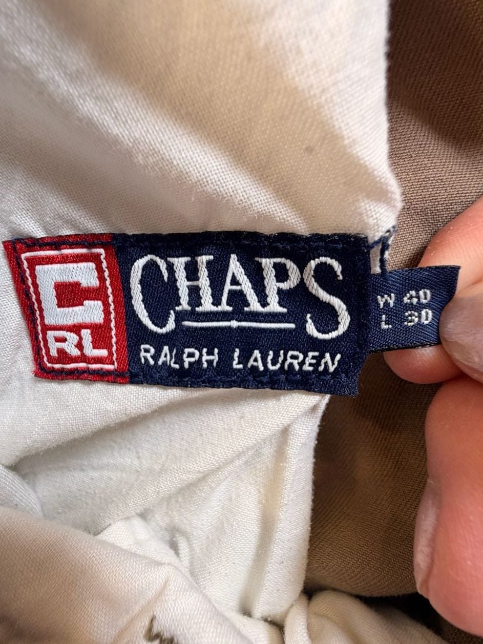 Chaps Ralph Lauren Cargo Pants Khaki Brown Cotton 8