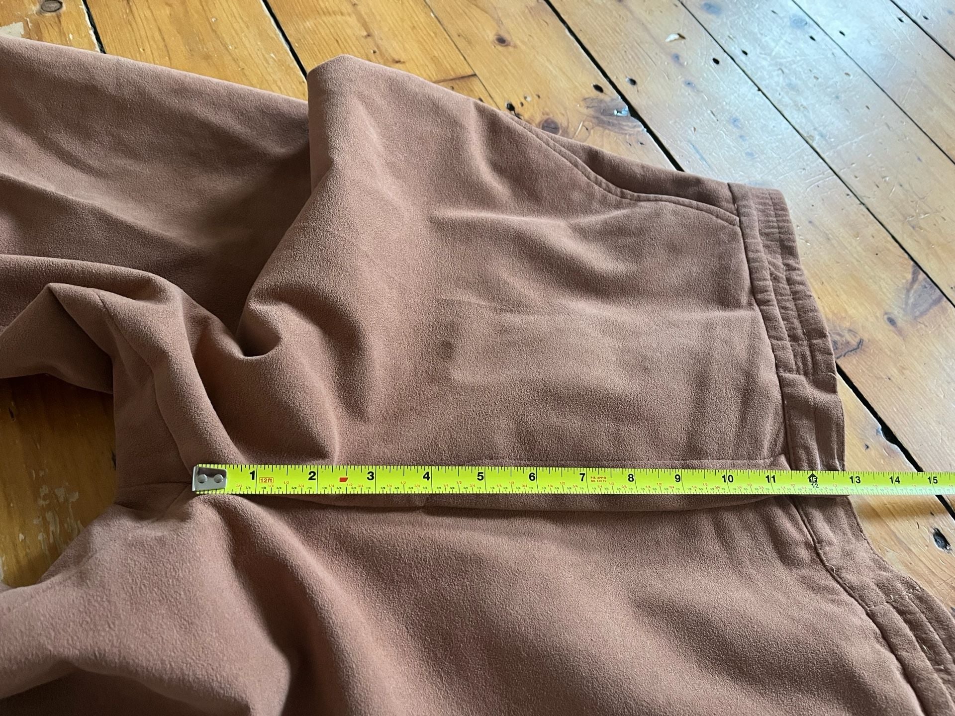 Samuel Robert Ultrasuede Pant Suit Set Size 10 Camel Brown Vintage 70s Old Money 10