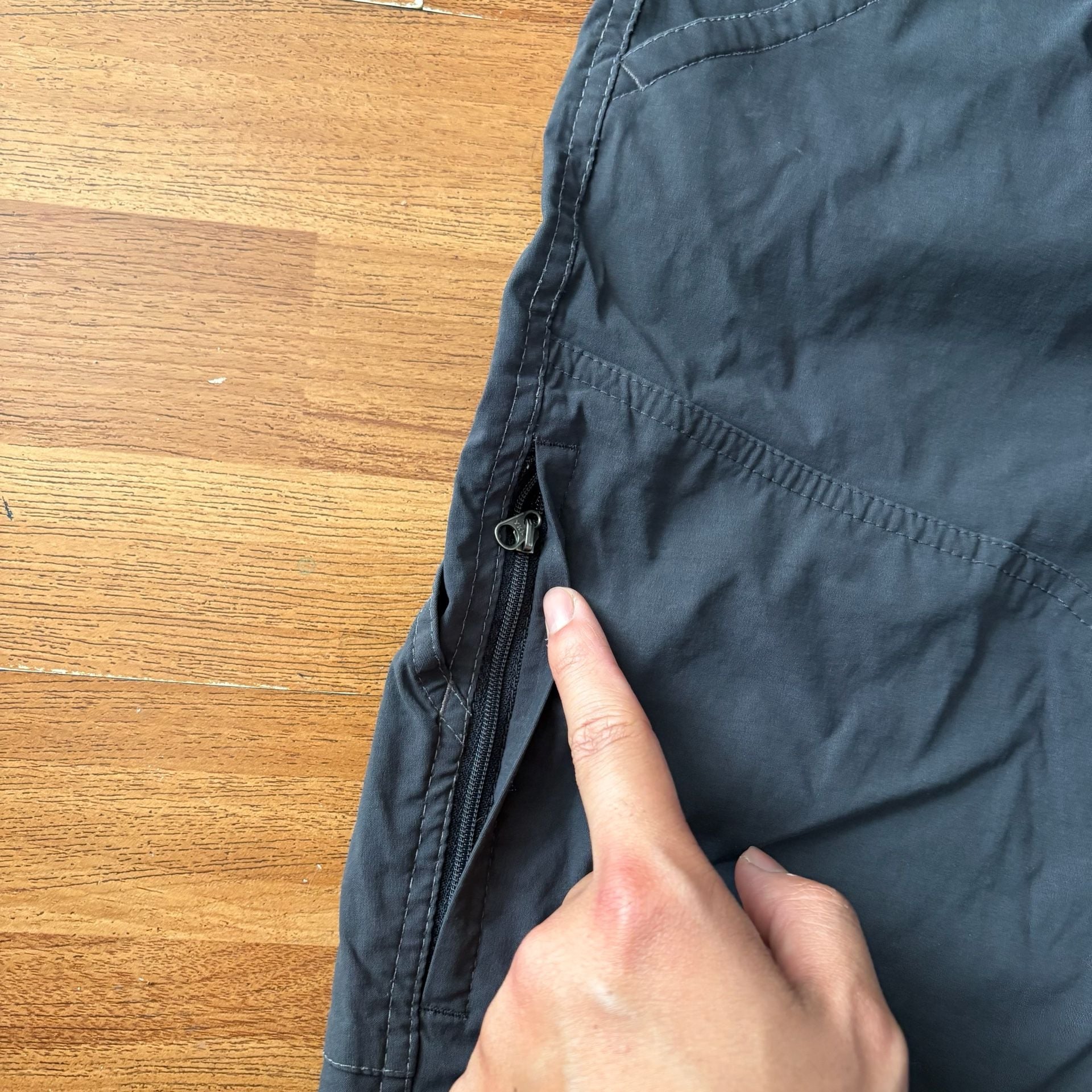 Kuhl Cargo Shorts Size 35 Gray Hiking Outdoor 7
