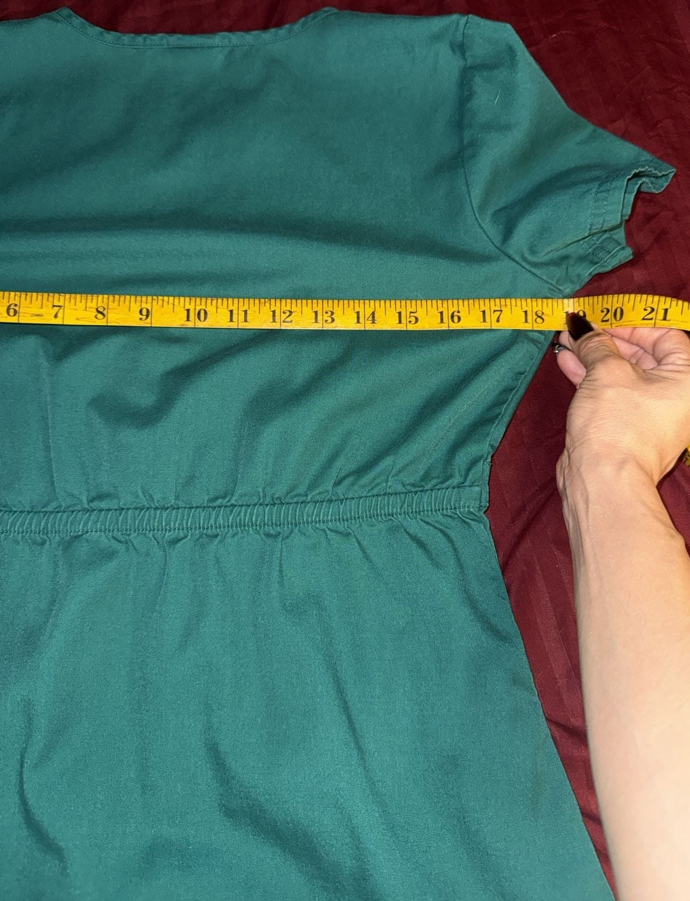 Dickies V-Neck Scrub Top Green 6