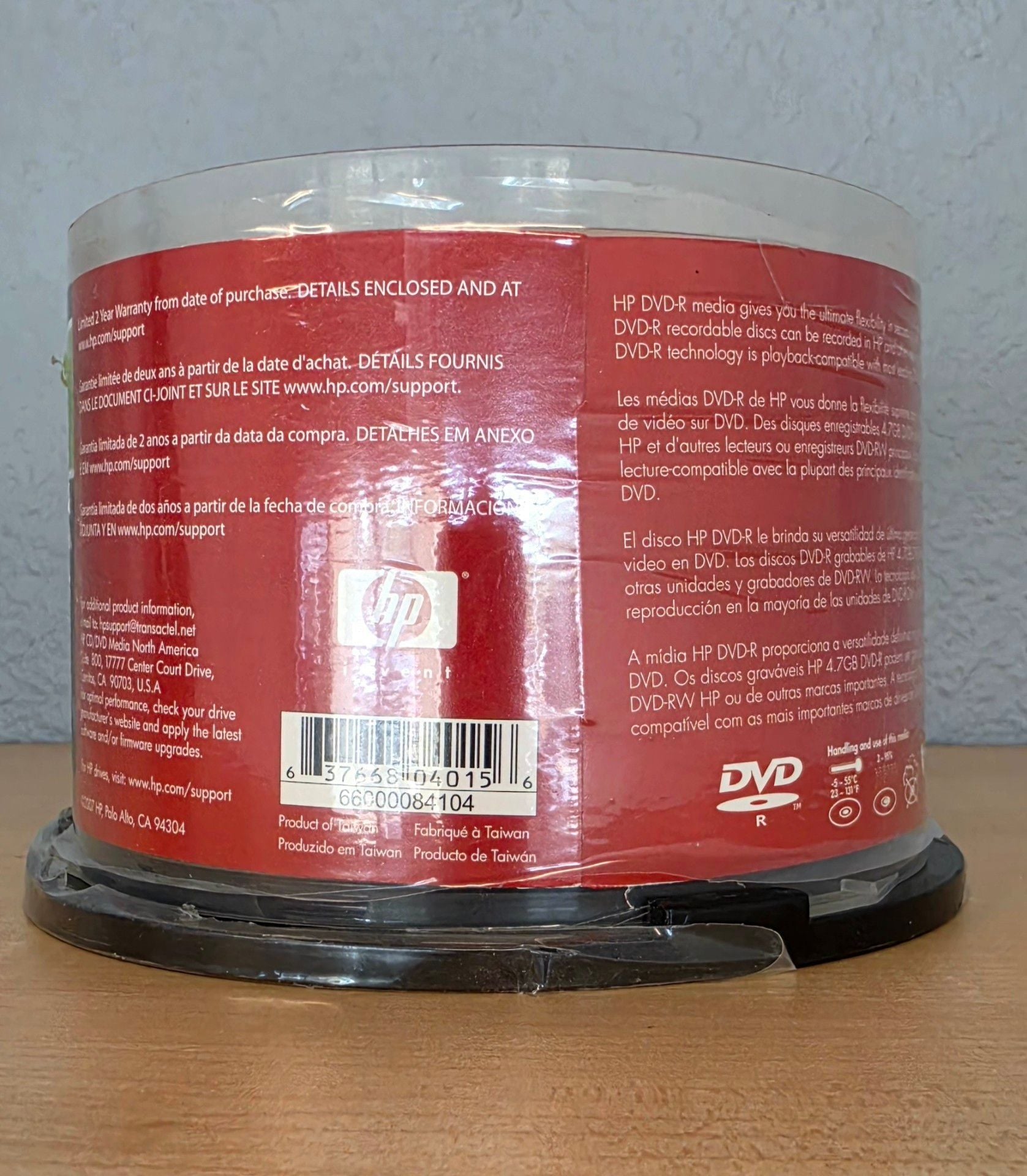 HP DVD-R 33-Pack Spindle 4.7GB 16x Recordable Discs 3