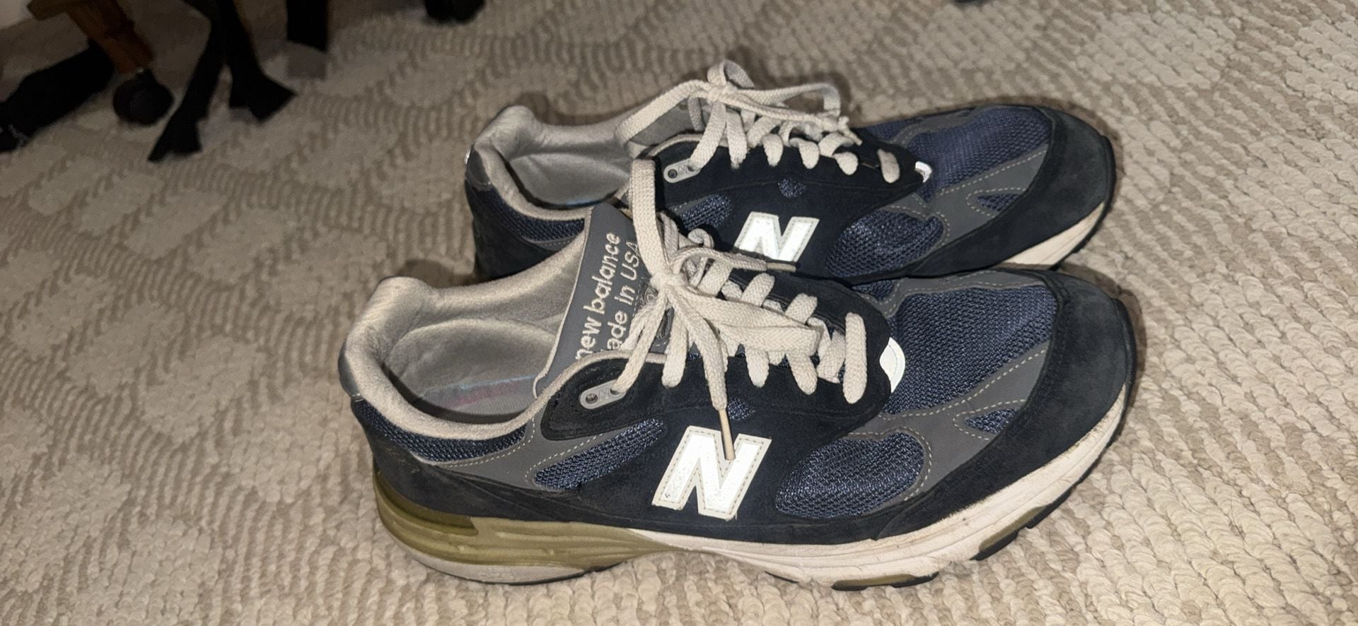 New Balance 993 Made in USA Navy Blue Sneakers 3