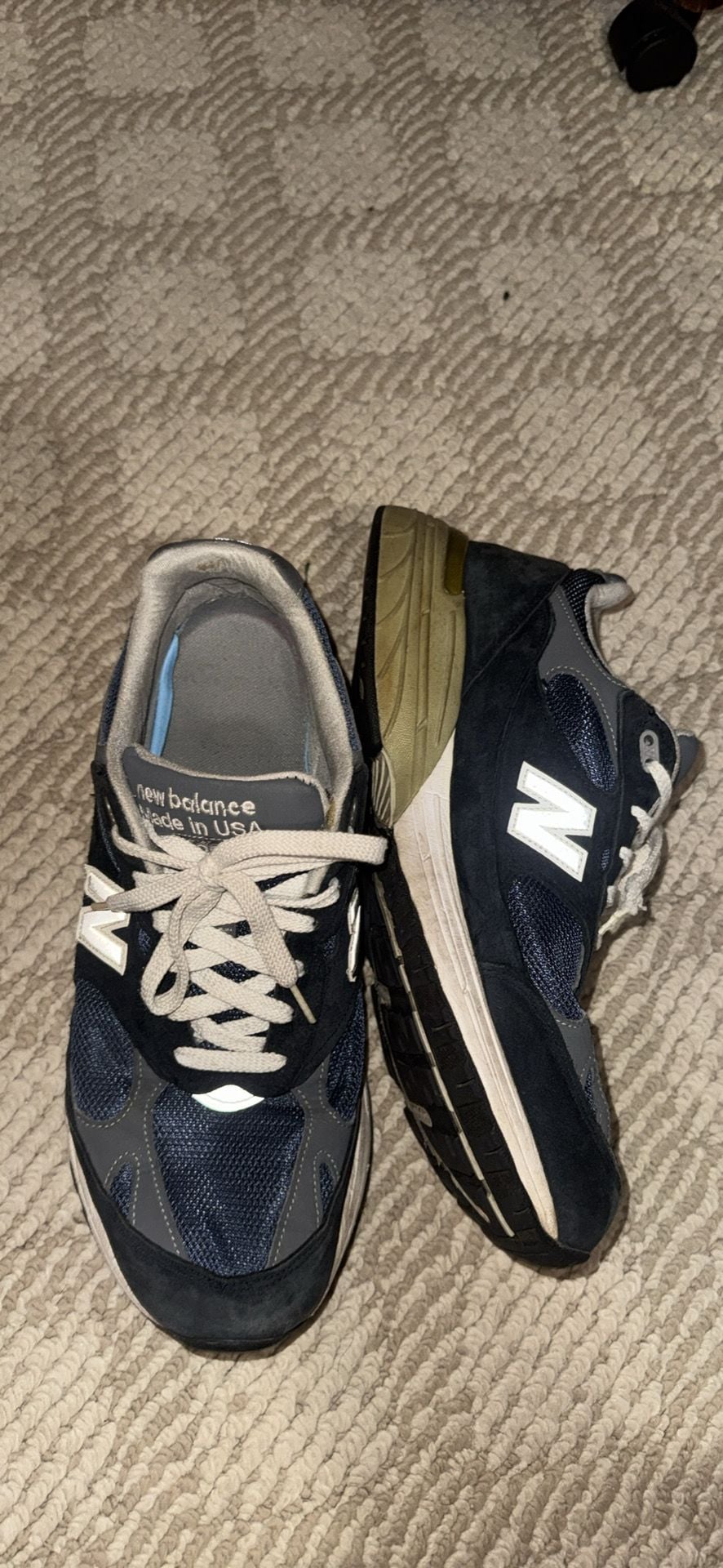 New Balance 993 Made in USA Navy Blue Sneakers 7