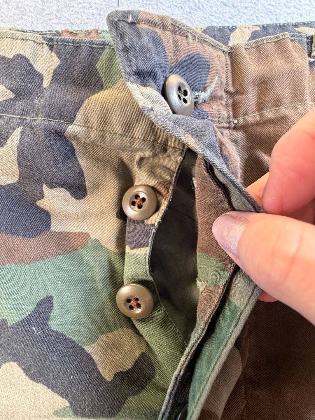US Military Cargo Pants Woodland Camouflage Size 34x31 8