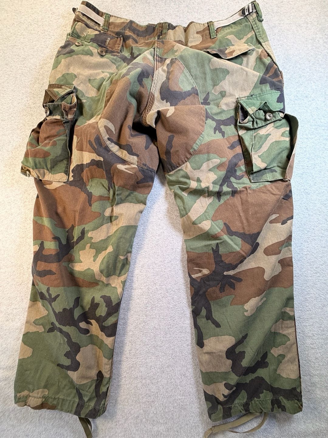 US Military Cargo Pants Woodland Camouflage Size 34x31 10