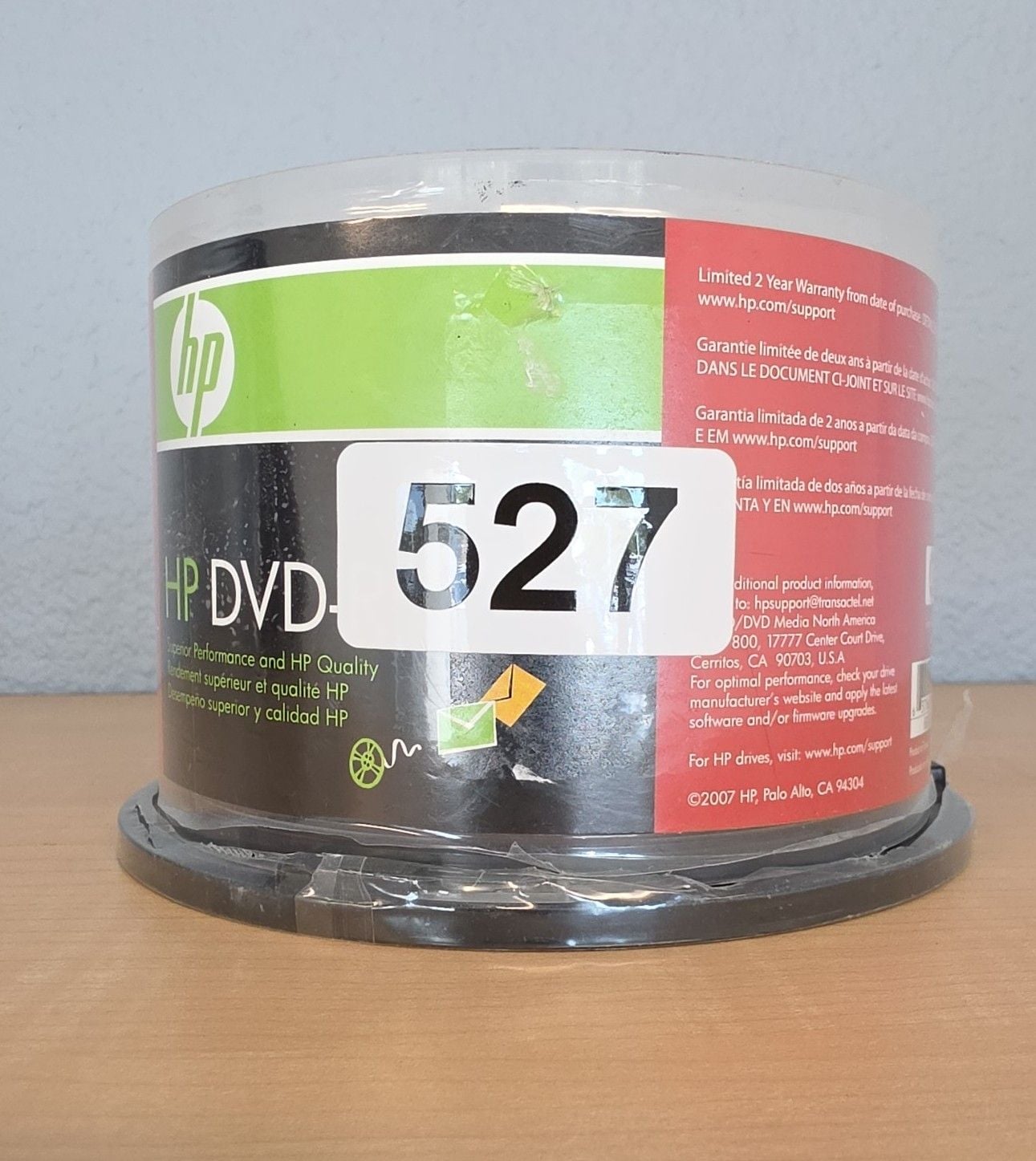 HP DVD-R 33-Pack Spindle 4.7GB 16x Recordable Discs 4