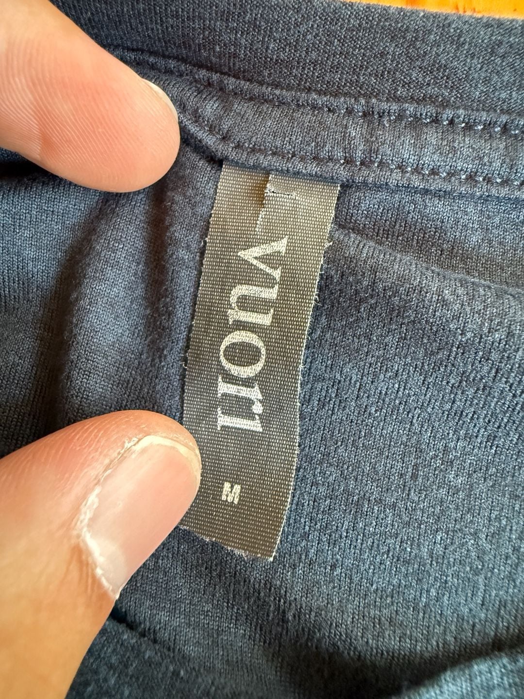 Vuori Long Sleeve T-Shirt Size M Blue Heathered Crewneck Athletic 5
