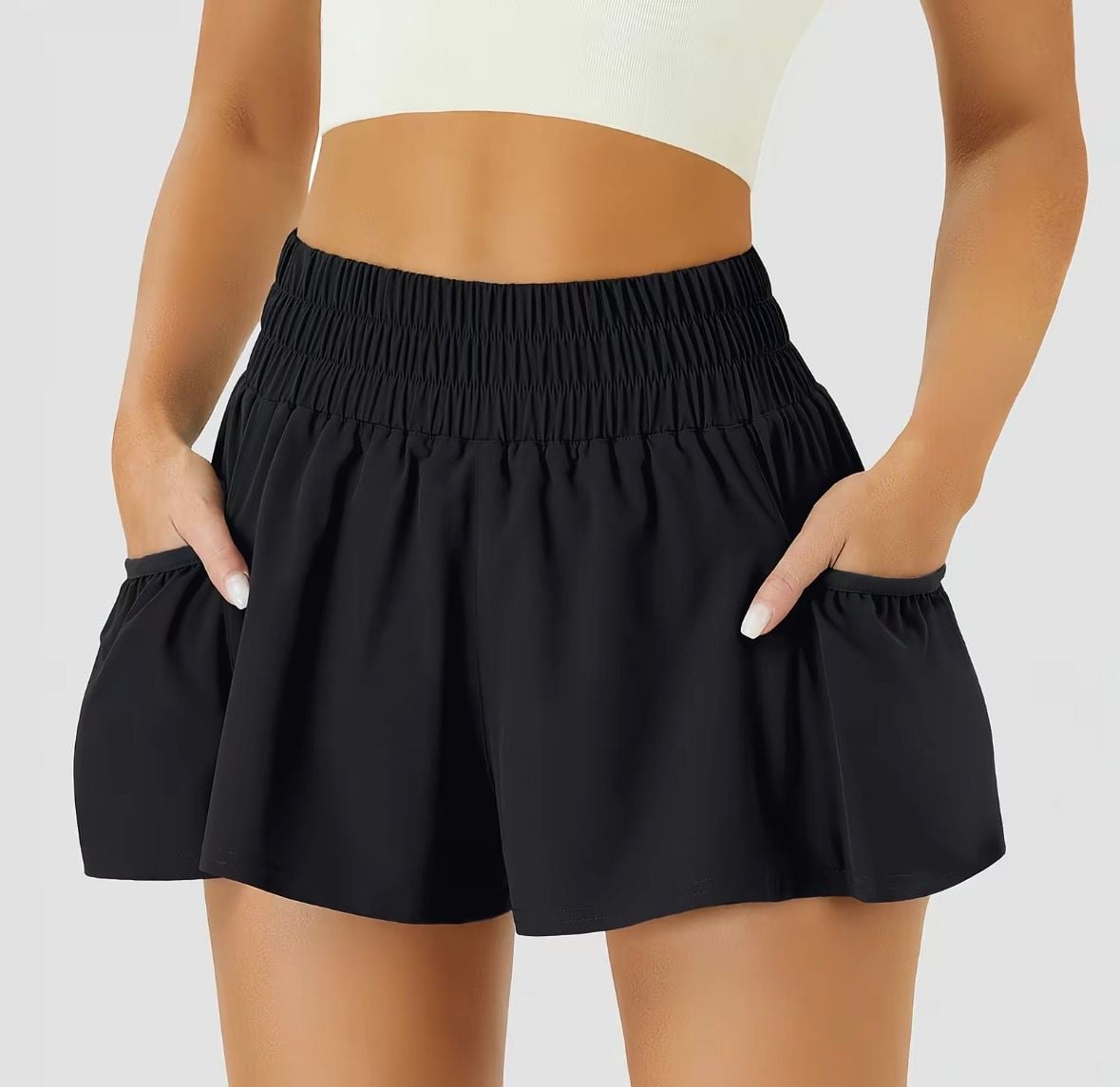 FireSwan Athletic Shorts Black 2