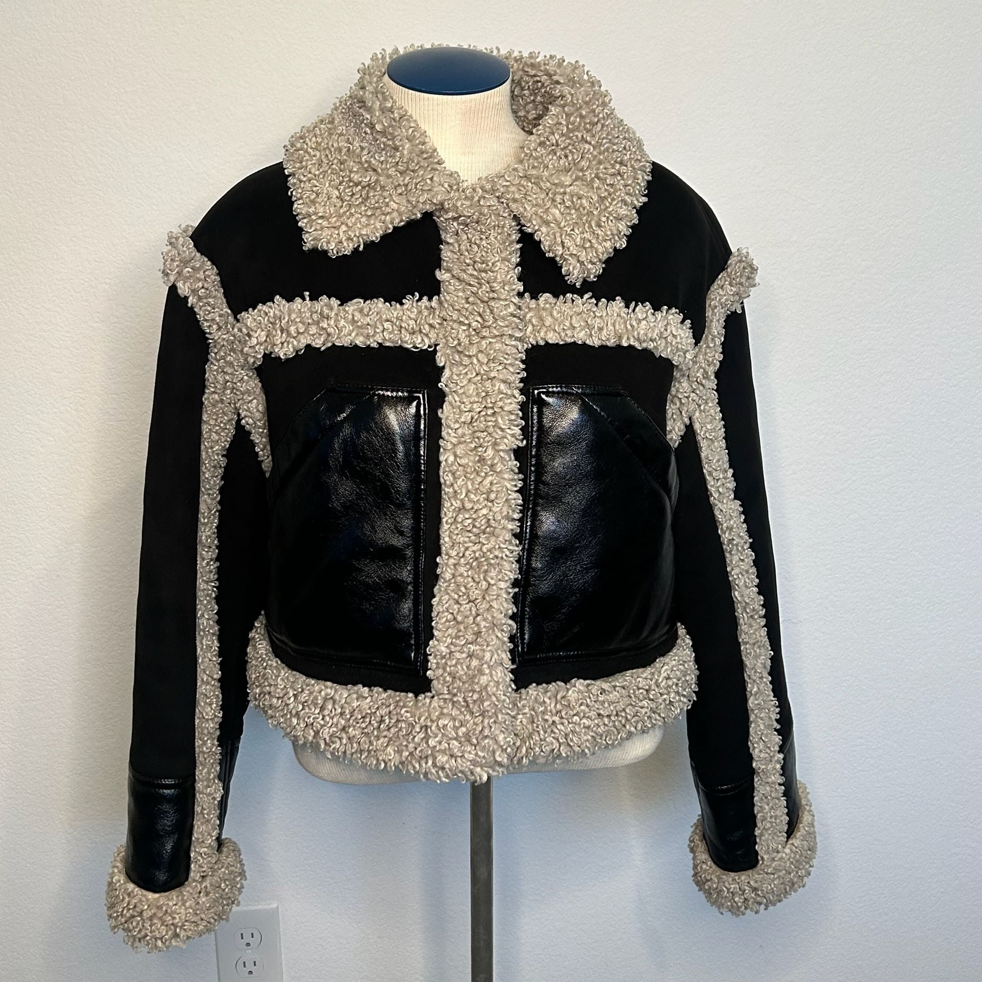 STAND STUDIO Faux Fur Jacket - Black Jackets, Clothing ... 2