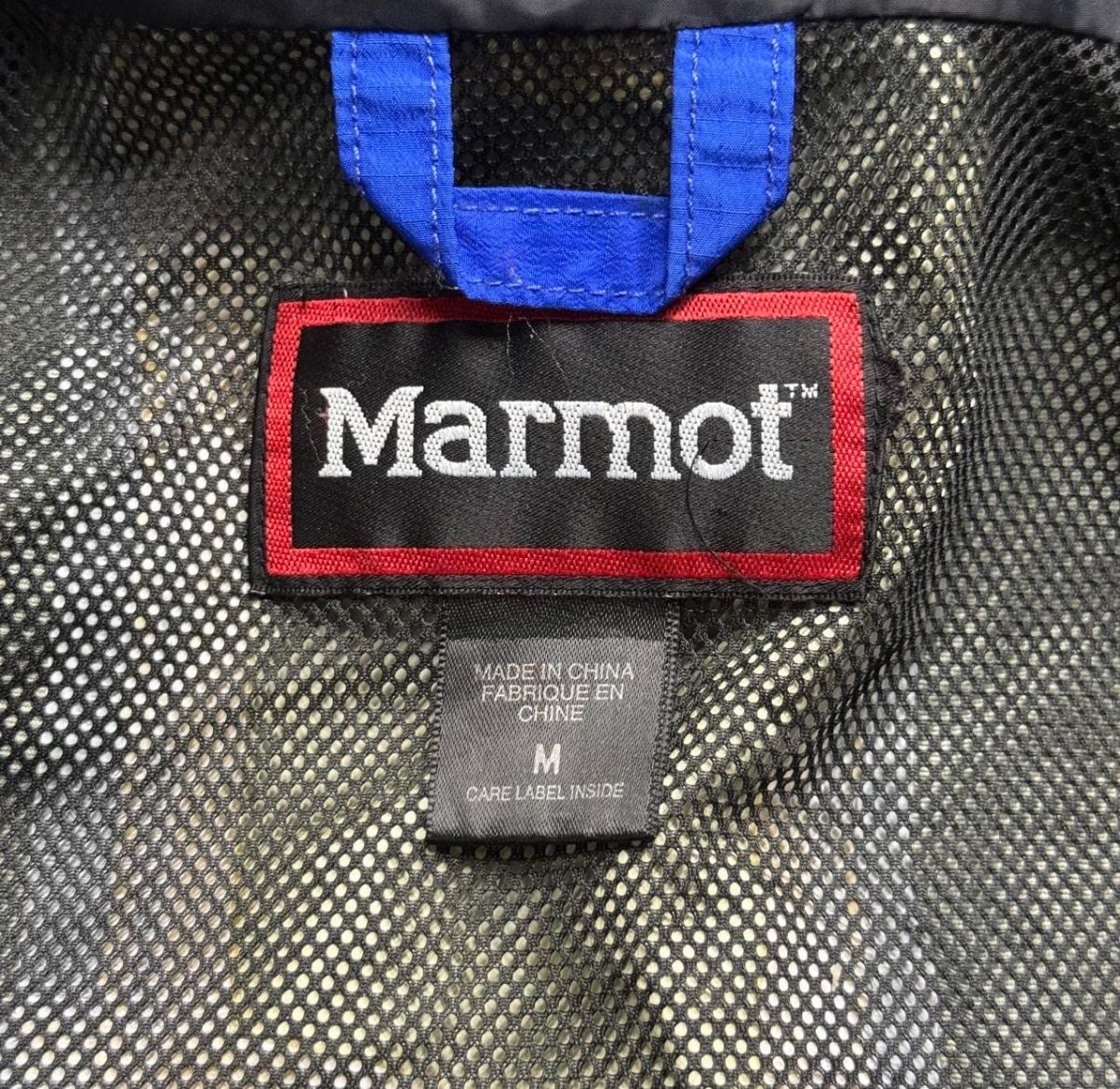 Marmot Gore-Tex Jacket Size M Blue Black Hooded 6