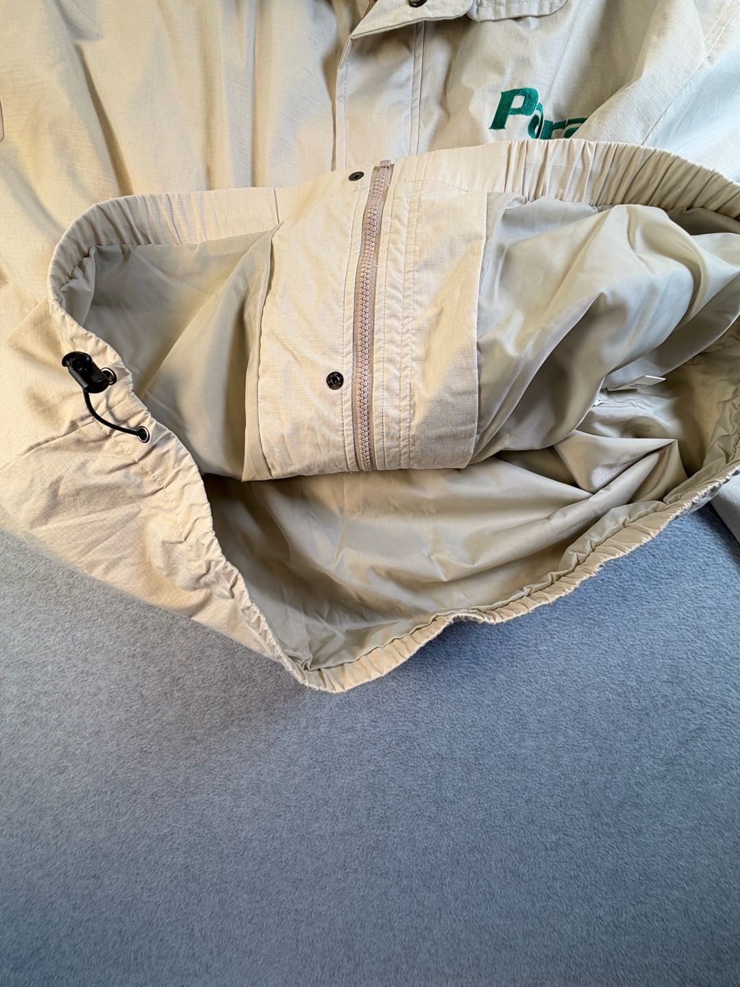 Lee Authentic Apparel Jacket Size 2XL Tan Ripstop Para Embroidered 9