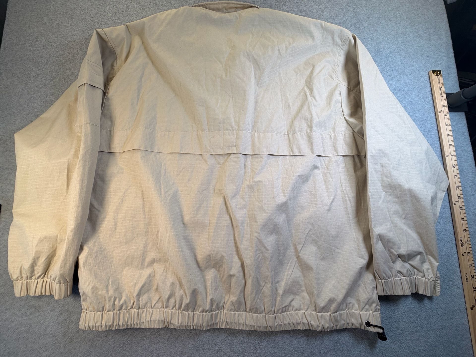 Lee Authentic Apparel Jacket Size 2XL Tan Ripstop Para Embroidered 10