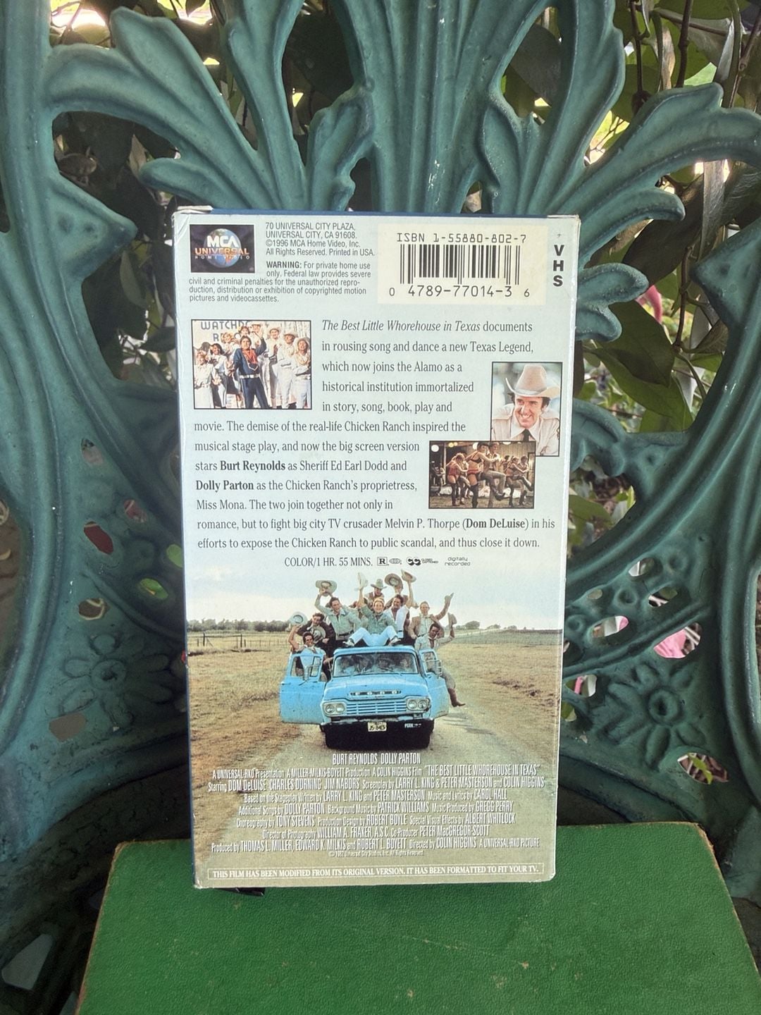 Iconic Dolly Parton The Best Little Whorehouse in Texas VHS Tape MCA Home Video 2