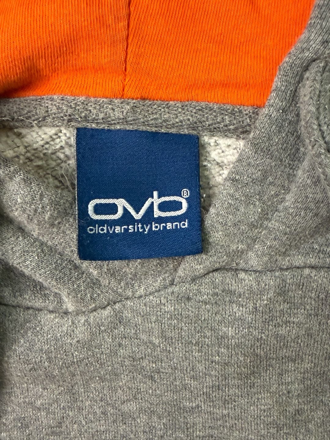 Vintage Oklahoma State Cowboys Hoodie Old Varsity Brand Gray Orange Adult S 4