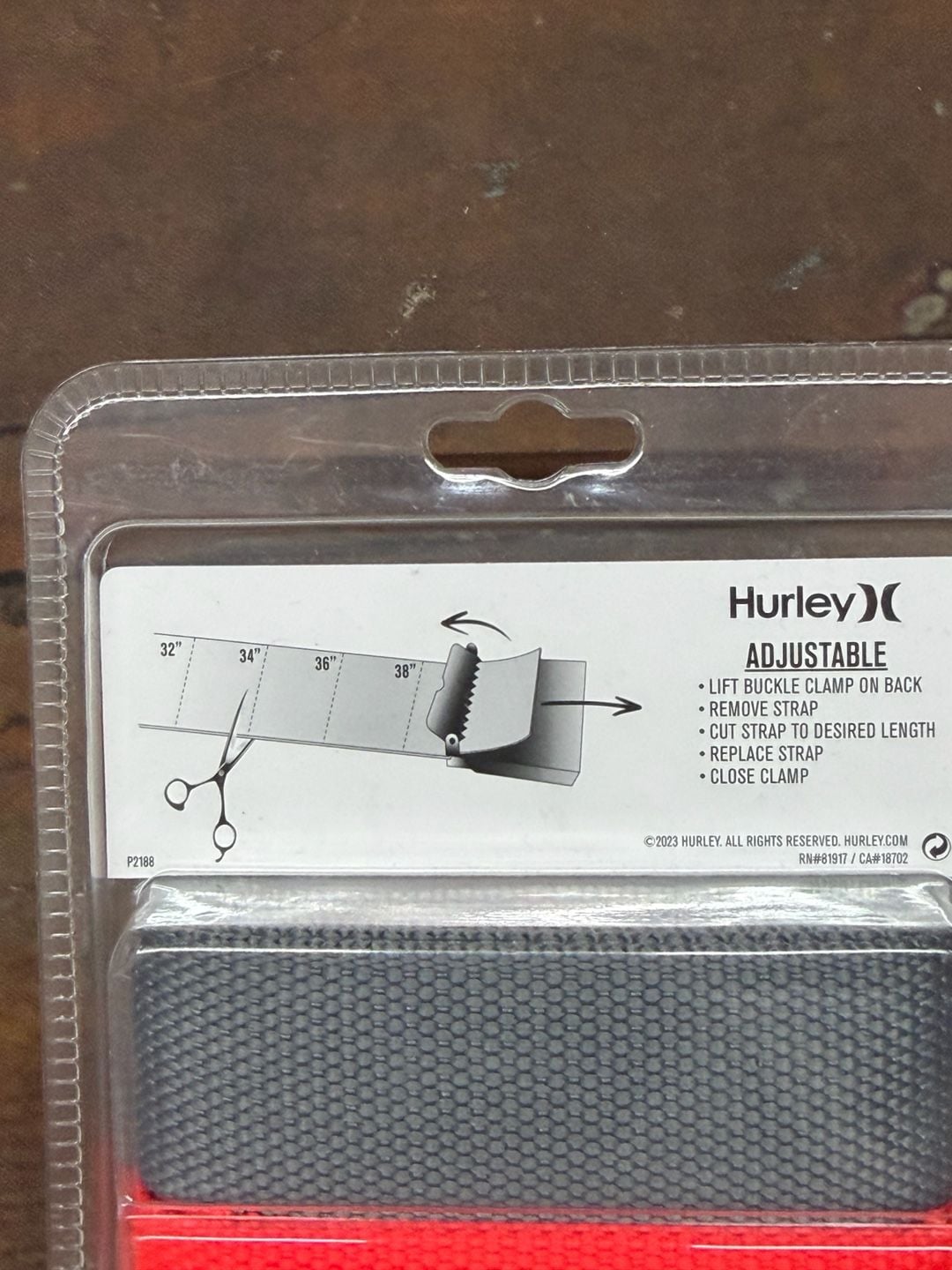 Hurley 3 Pack Web Belt O/S Bright Crimson 4