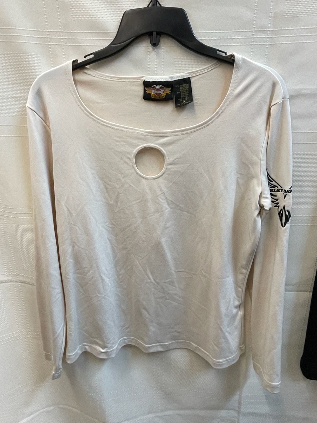Vintage Women’s Baby Tee Y2K Harley Davidson Graphic T-Shirt Size M Medium 8-10 15
