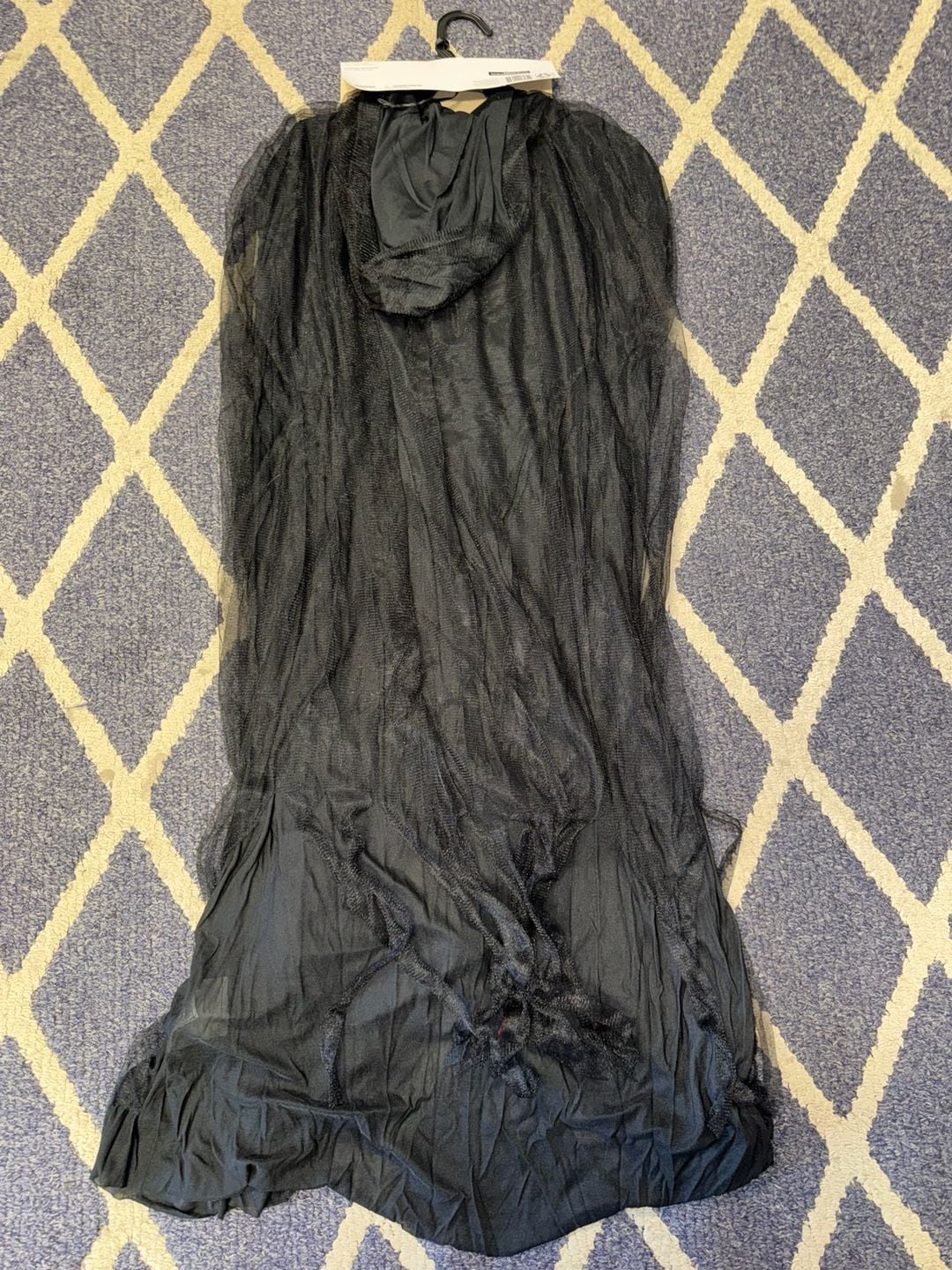 Halloween Coven Cape Adult One Size Black Hooded 4
