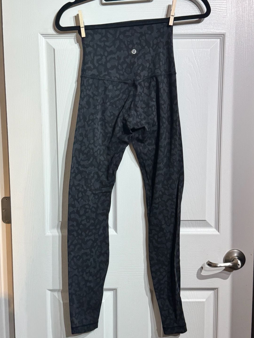 Lululemon Align High-Rise Leggings Black Leopard Print 3