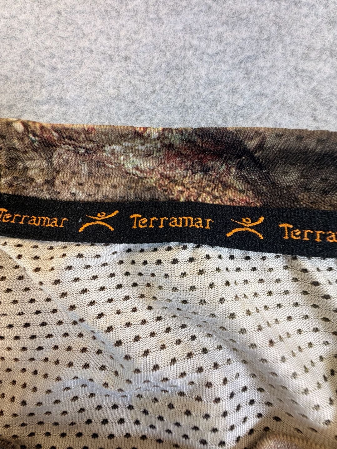Terramar Break-Up Infinity Camo Long Sleeve Shirt Size L 7