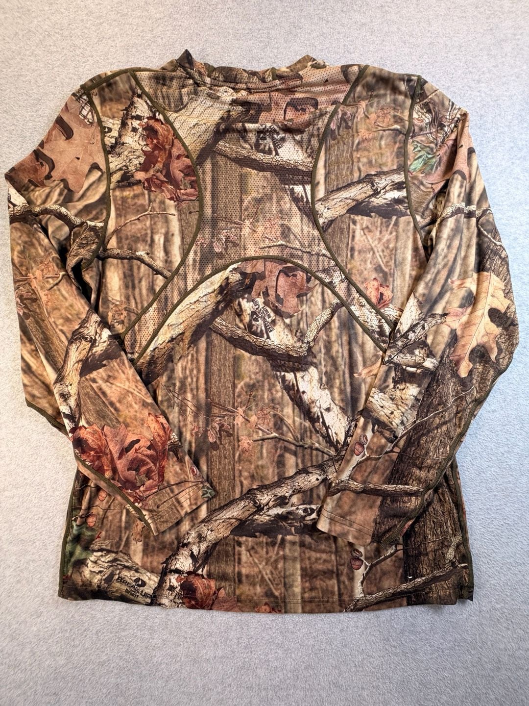 Terramar Break-Up Infinity Camo Long Sleeve Shirt Size L 9