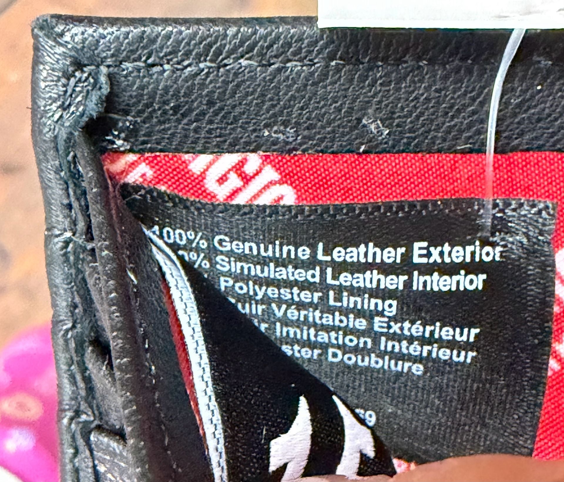 True Religion Sonny Leather Wallet Black Red New With Box 5