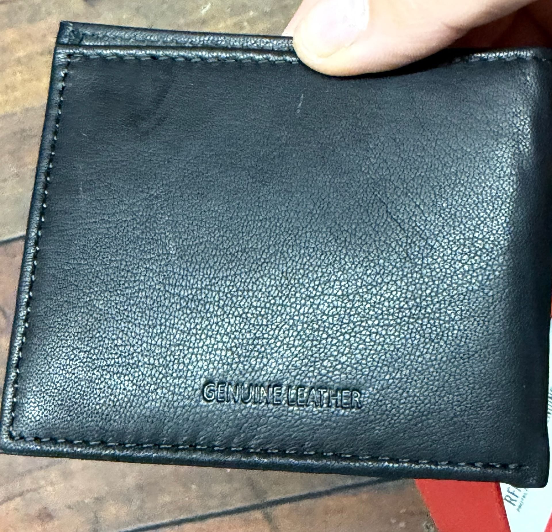 True Religion Sonny Leather Wallet Black Red New With Box 7