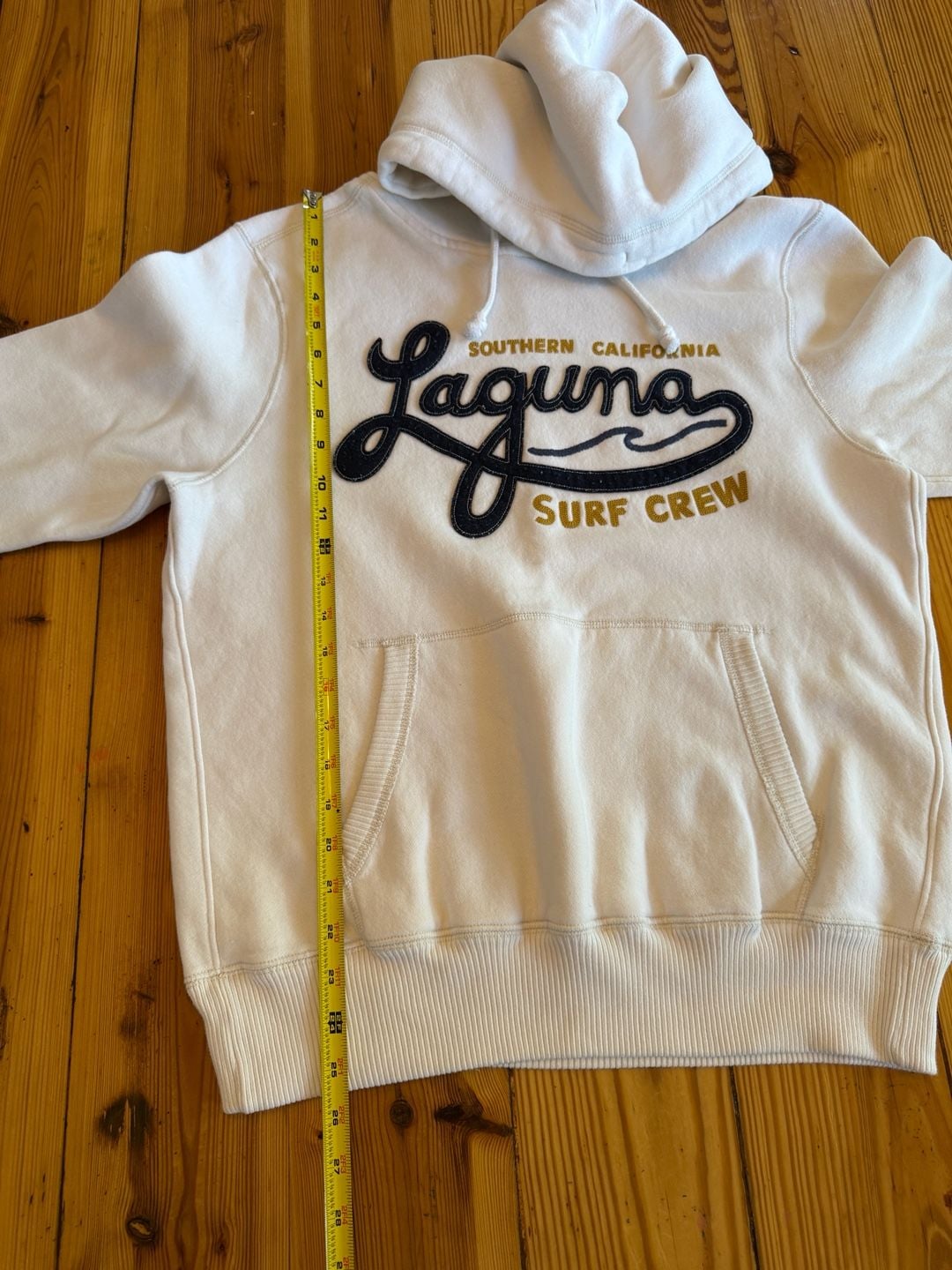 Hollister Laguna Surf Crew Hoodie Size M White 8