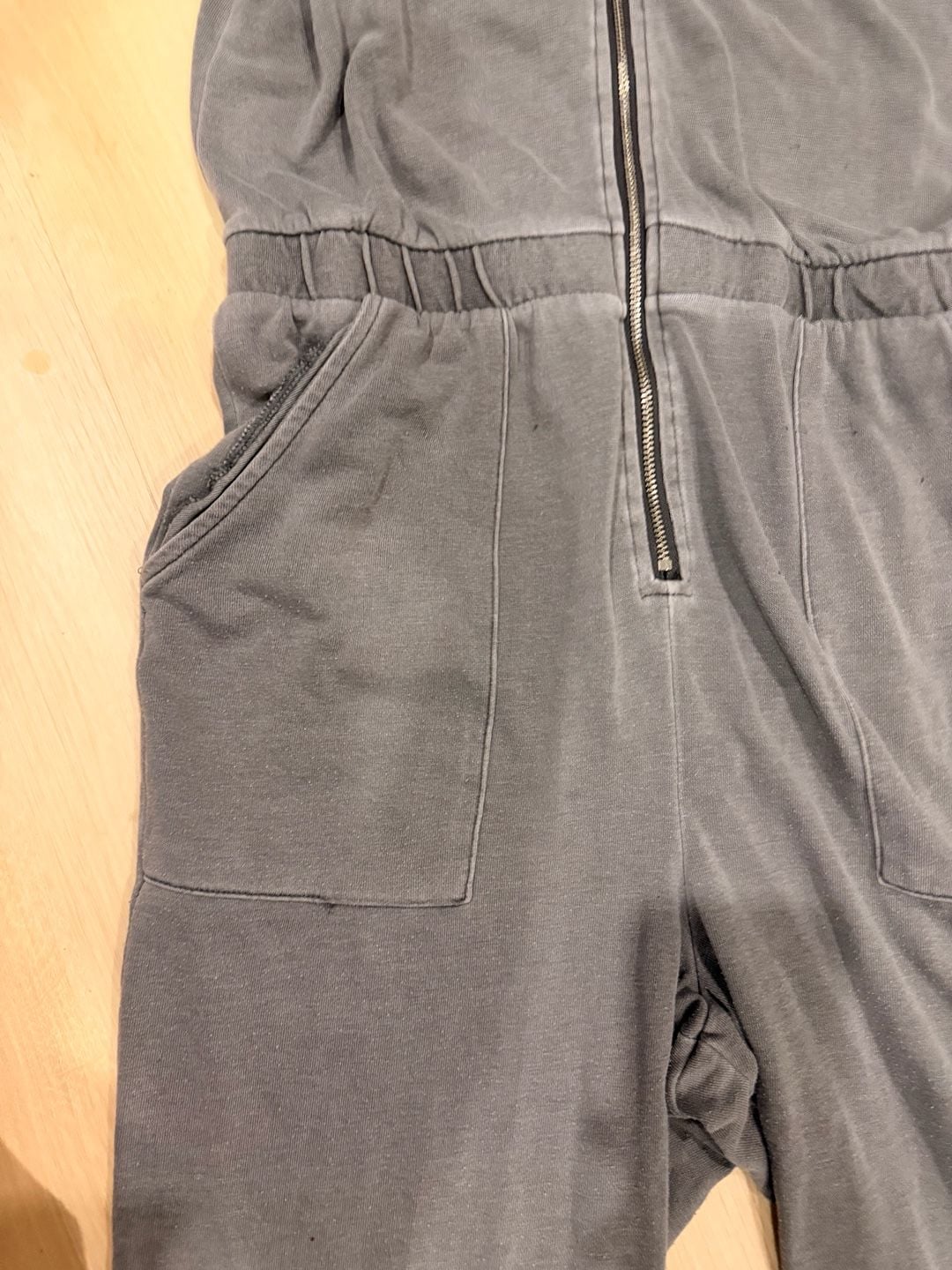 Art Class Hooded Jumpsuit Size XXL (18) Gray Zip Front 4