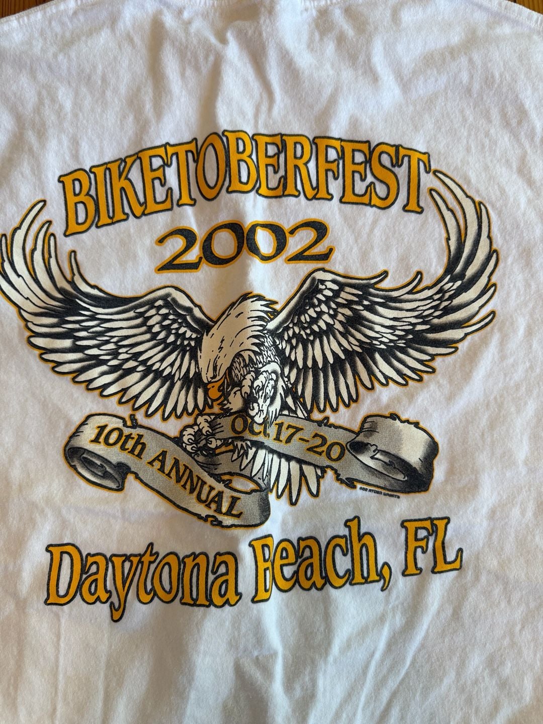 Ryder Sports Daytona Biketoberfest 2002 T-Shirt White Vintage 5