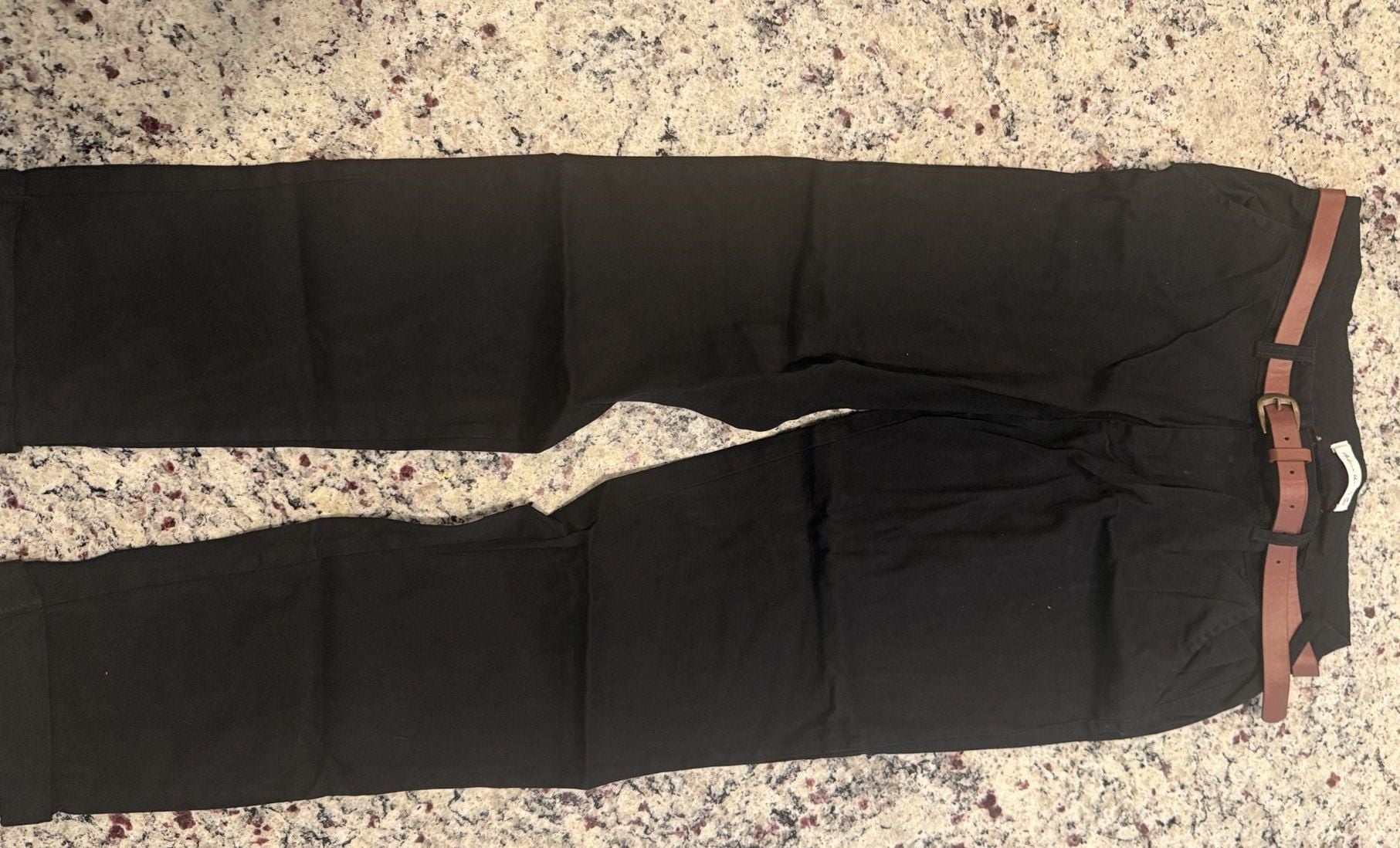 Active Usa Pants Size M Black With Belt 2