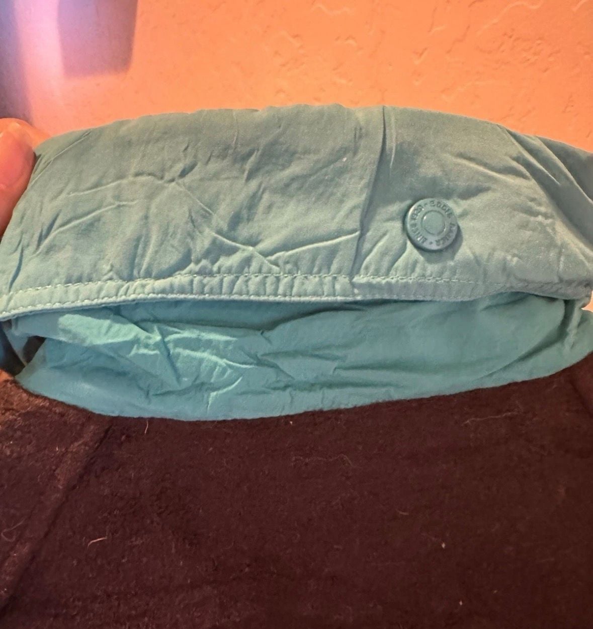 90’s Eddie Bauer Fleece Jacket Size L Black Teal Full Zip 6