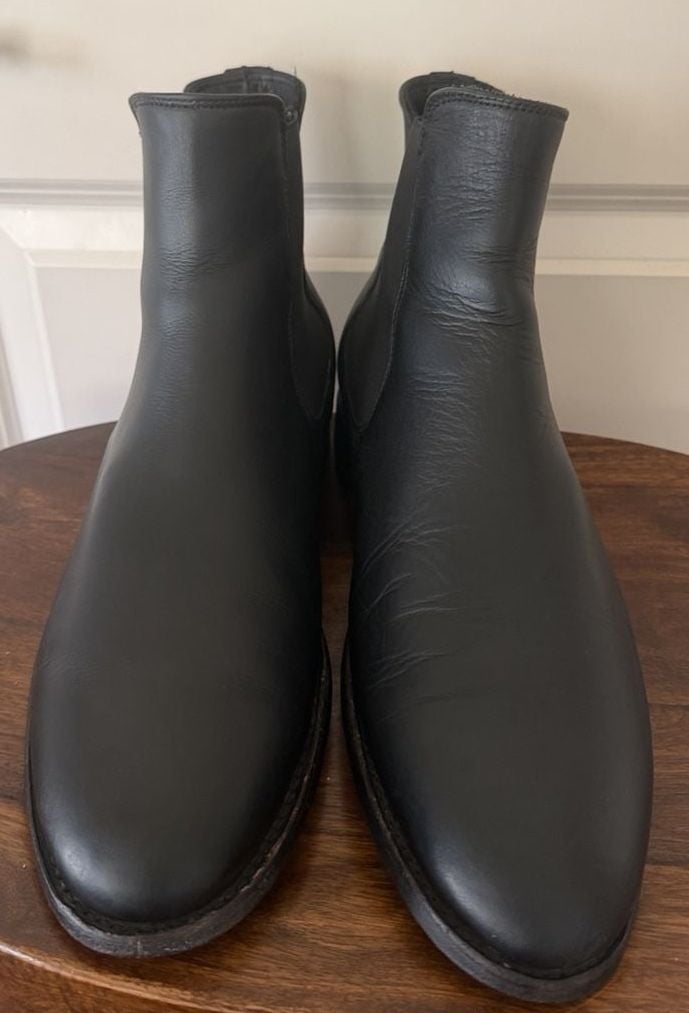 Thursday Boot Co. Duke Chelsea Boots Black Leather Men's US 10 2