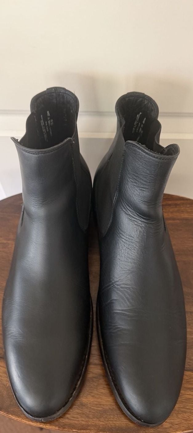 Thursday Boot Co. Duke Chelsea Boots Black Leather Men's US 10 3