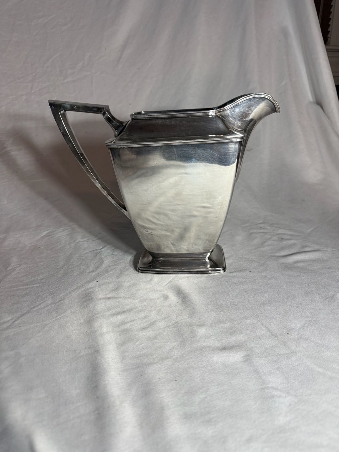 Pairpoint Art Deco Silver Plated Creamer Pitcher 01804 1