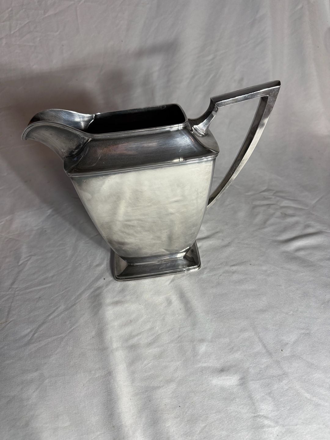 Pairpoint Art Deco Silver Plated Creamer Pitcher 01804 3