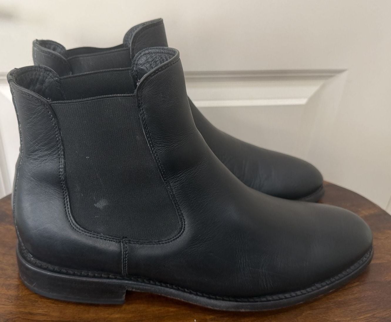 Thursday Boot Co. Duke Chelsea Boots Black Leather Men's US 10 4