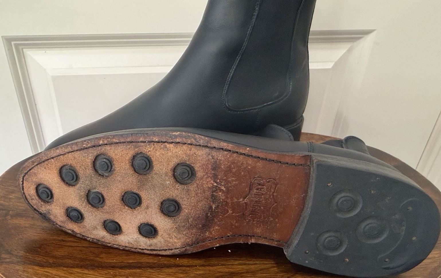 Thursday Boot Co. Duke Chelsea Boots Black Leather Men's US 10 8