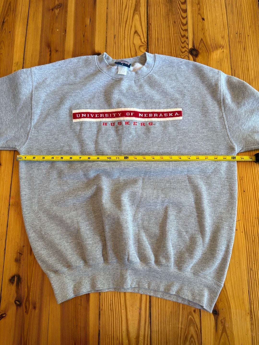 JanSport 1990s University of Nebraska Huskers Sweatshirt Size L Grey 6