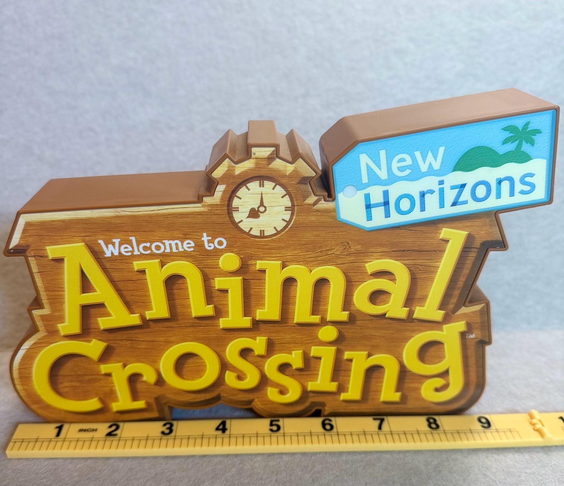 Animal Crossing New Horizons Paladone Logo Light Nintendo USB Wall Decor 3