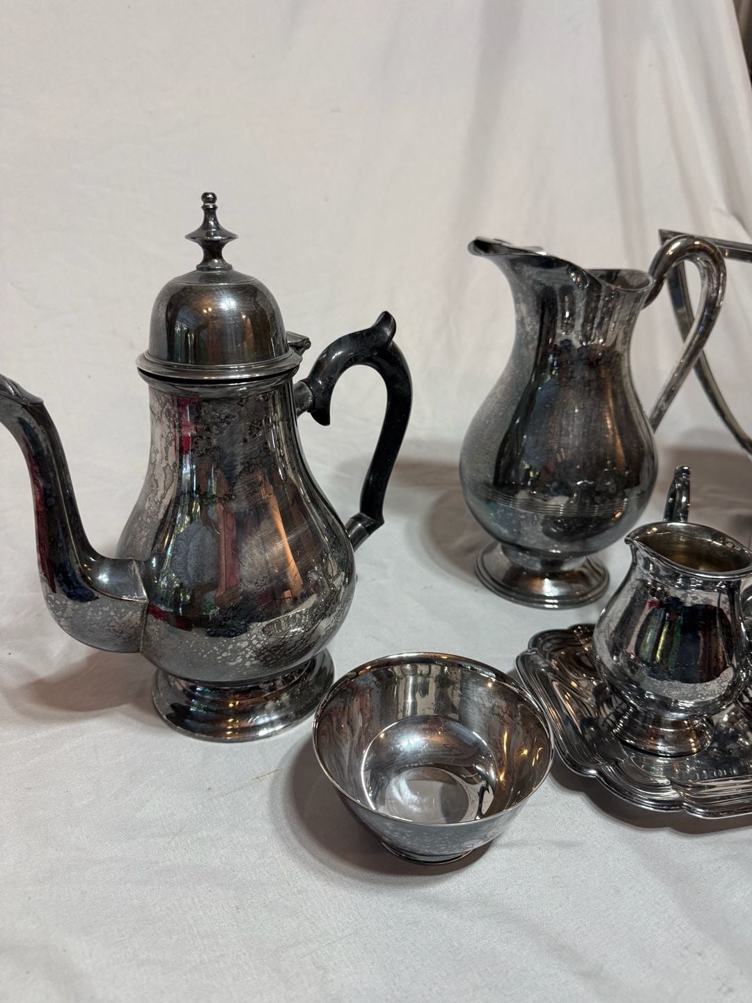Vintage Silver Plated Tea And Coffee Service Set 2