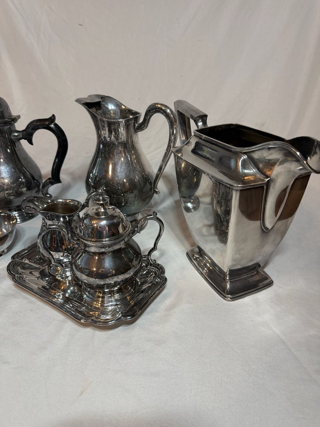 Vintage Silver Plated Tea And Coffee Service Set 3