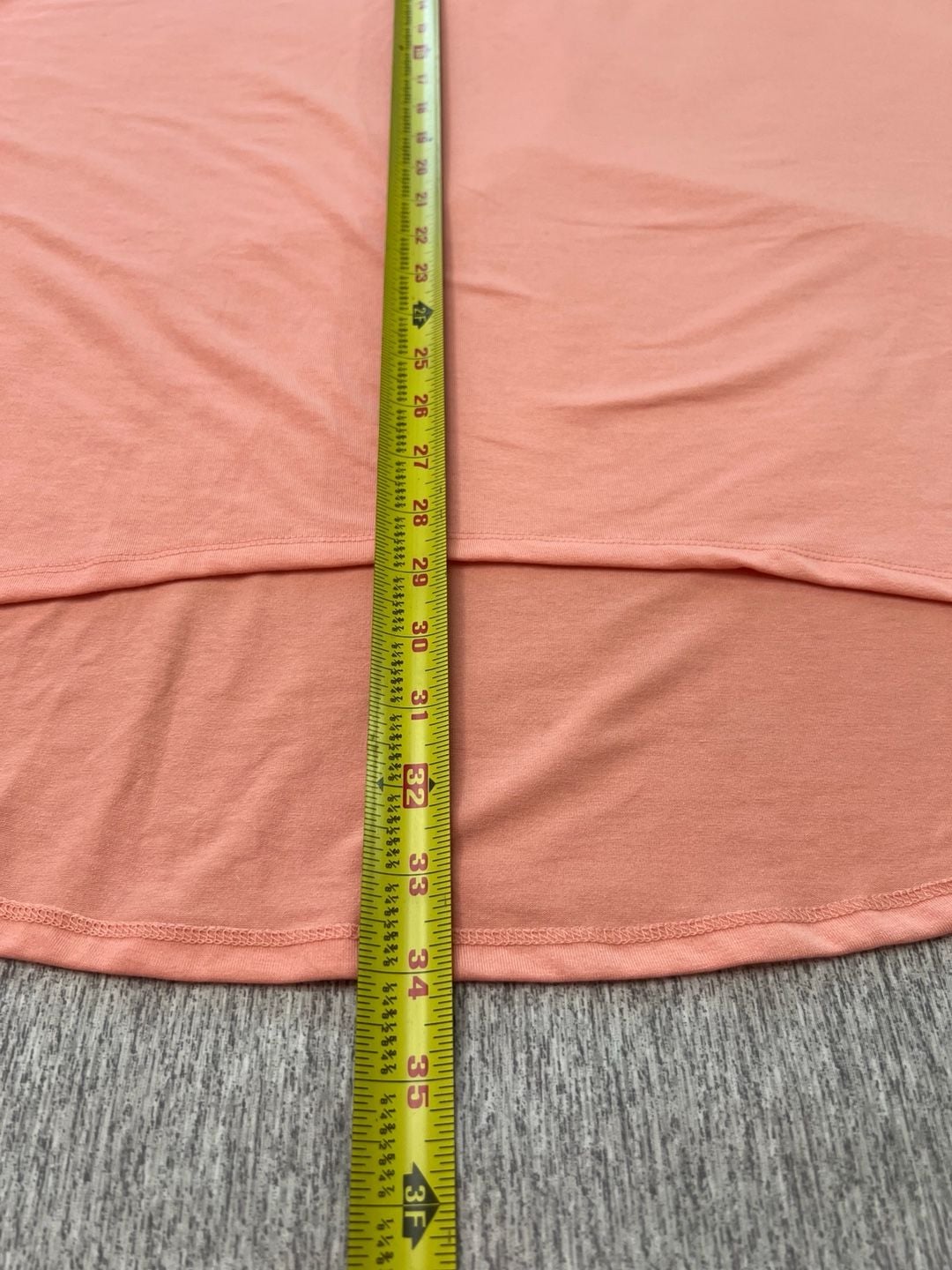 LuLaRoe Irma Tunic Top Women S NWT Peach Coral High Low Solid Shirt 6