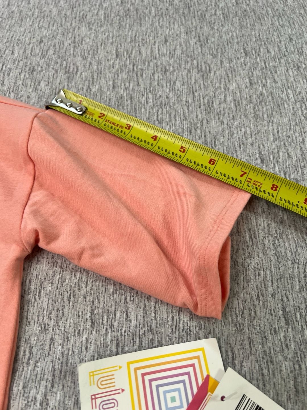LuLaRoe Irma Tunic Top Women S NWT Peach Coral High Low Solid Shirt 7