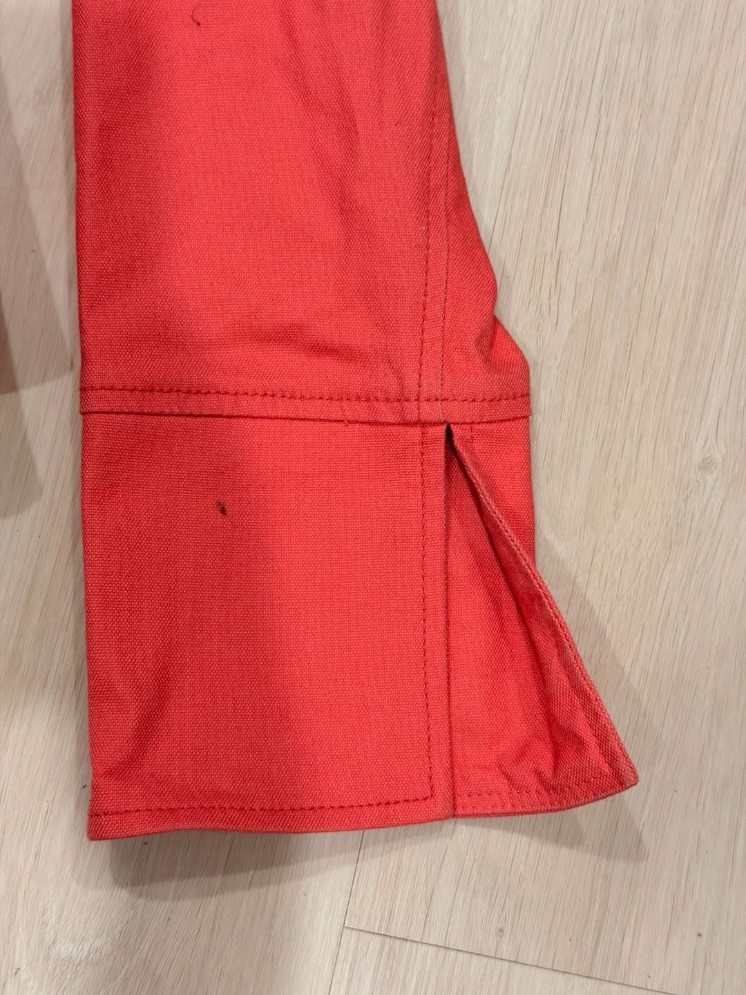 Work to Weekend Jacket Size 4 Coral Cotton Blend Peplum Utility 4