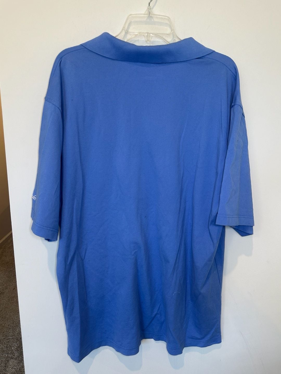 Peter Millar The Foundry Polo Shirt Size XL Blue Embroidered Golf 8