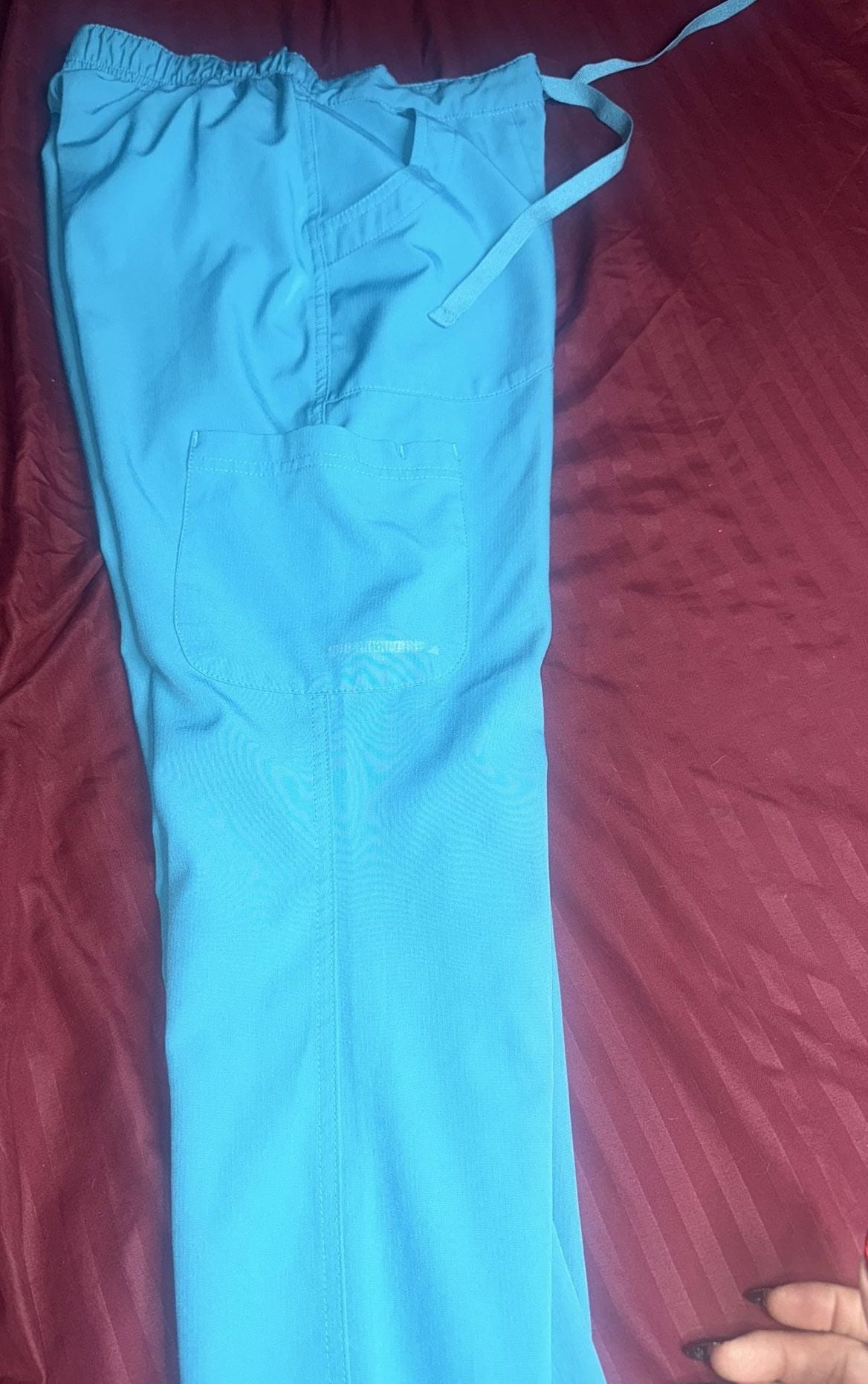 Skechers by Barco Scrubs Set Teal Blue Top and Pants 7