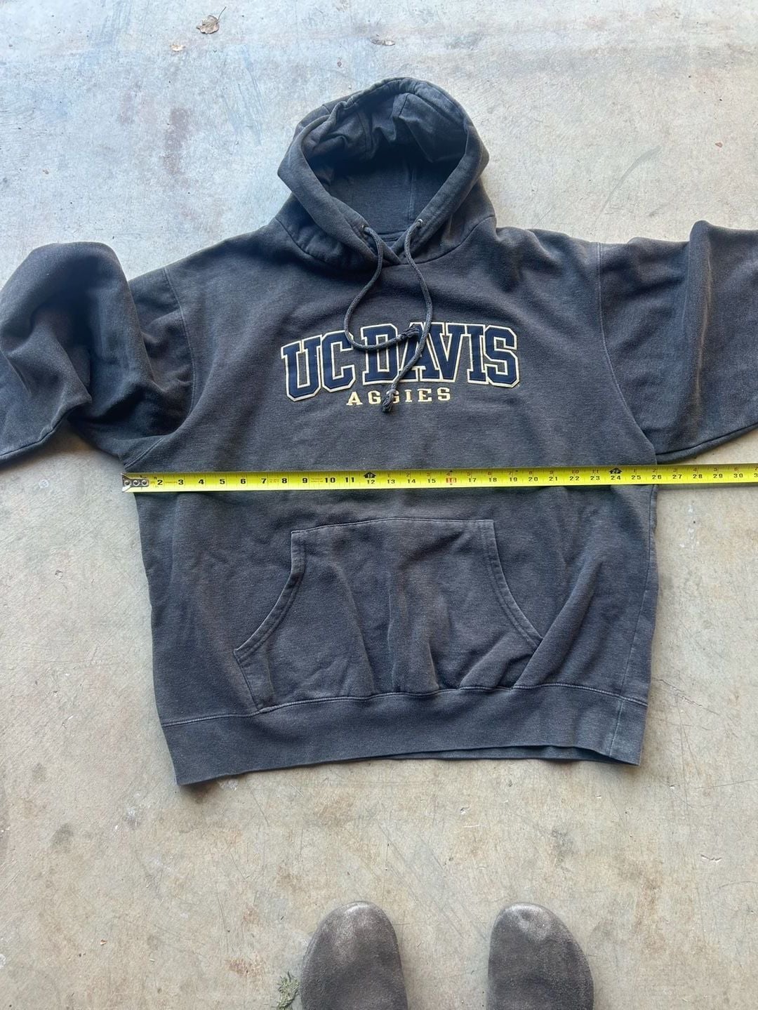 Blue 84 UC Davis Aggies Hoodie Size XL Black Cotton Blend 5