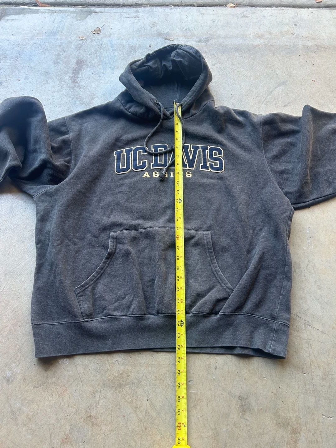 Blue 84 UC Davis Aggies Hoodie Size XL Black Cotton Blend 4