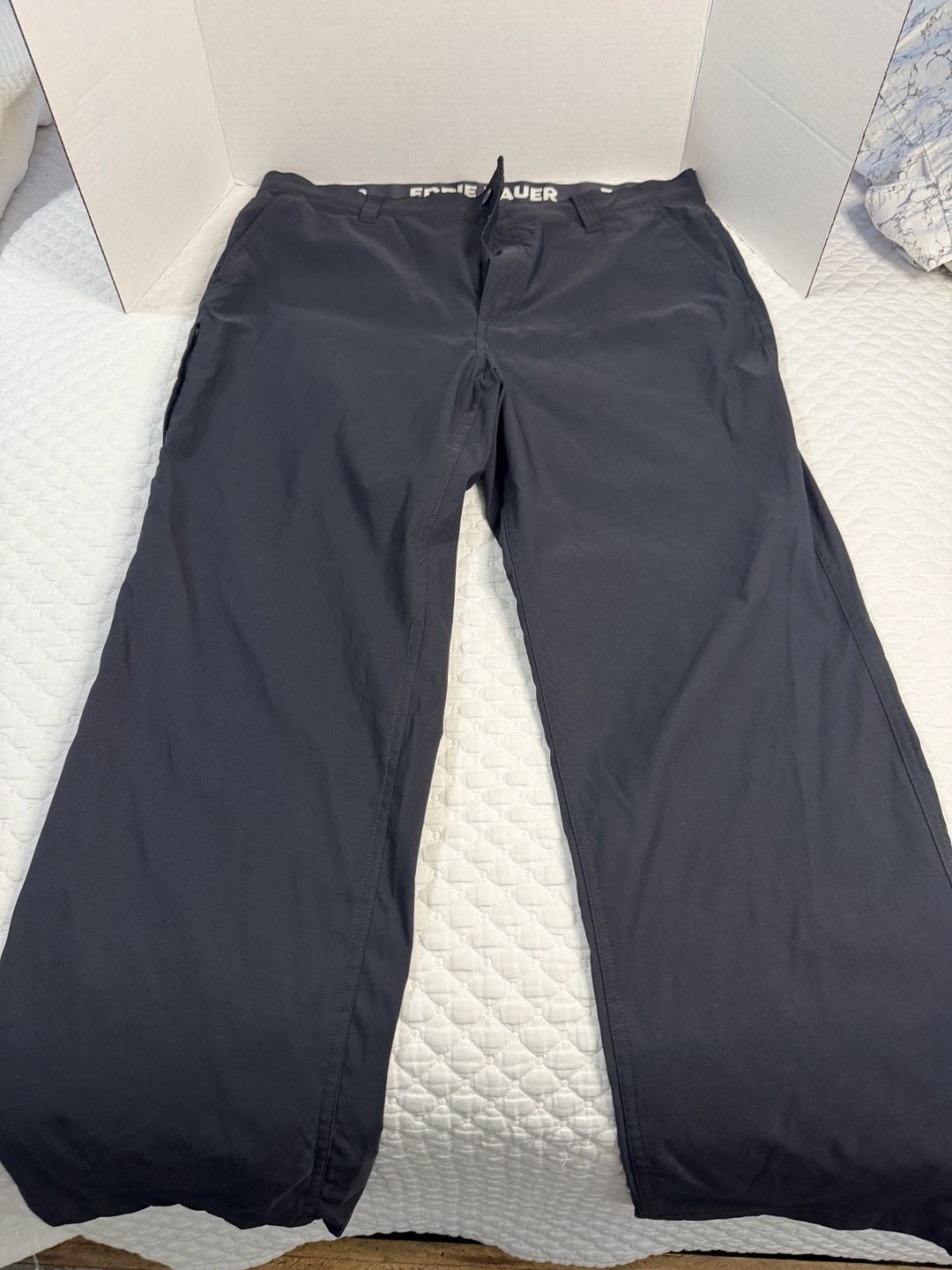 Eddie Bauer Pants 36x30 Black Hiking Tech Outdoor 4
