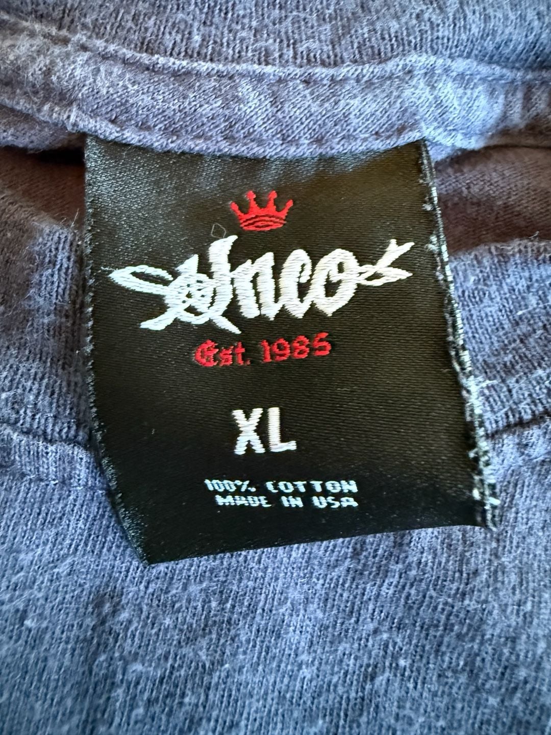 Sirco Graphic Sleeveless T-Shirt Size XL Blue 8-Ball Snakes Wings Vintage 4